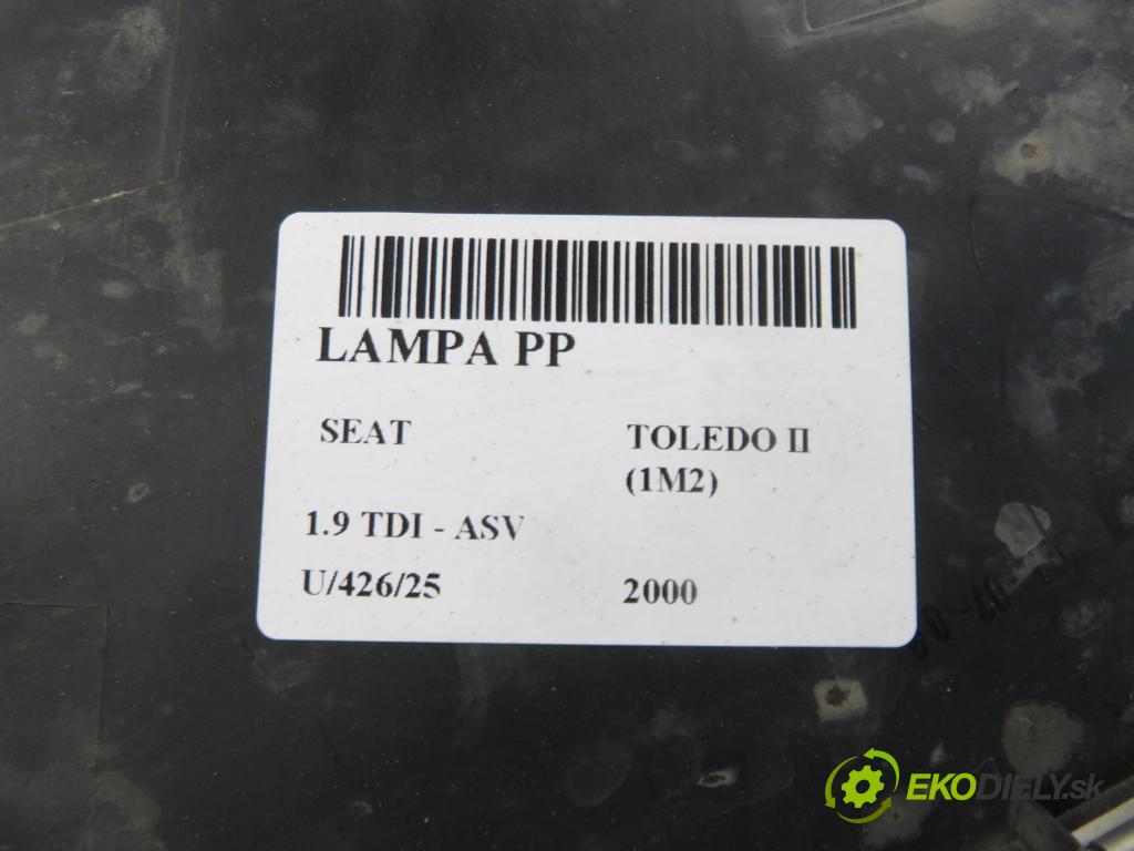 SEAT TOLEDO II (1M2) SEDAN 2000 81,00 1.9 TDI - ASV 1896,00 Svetlo PP