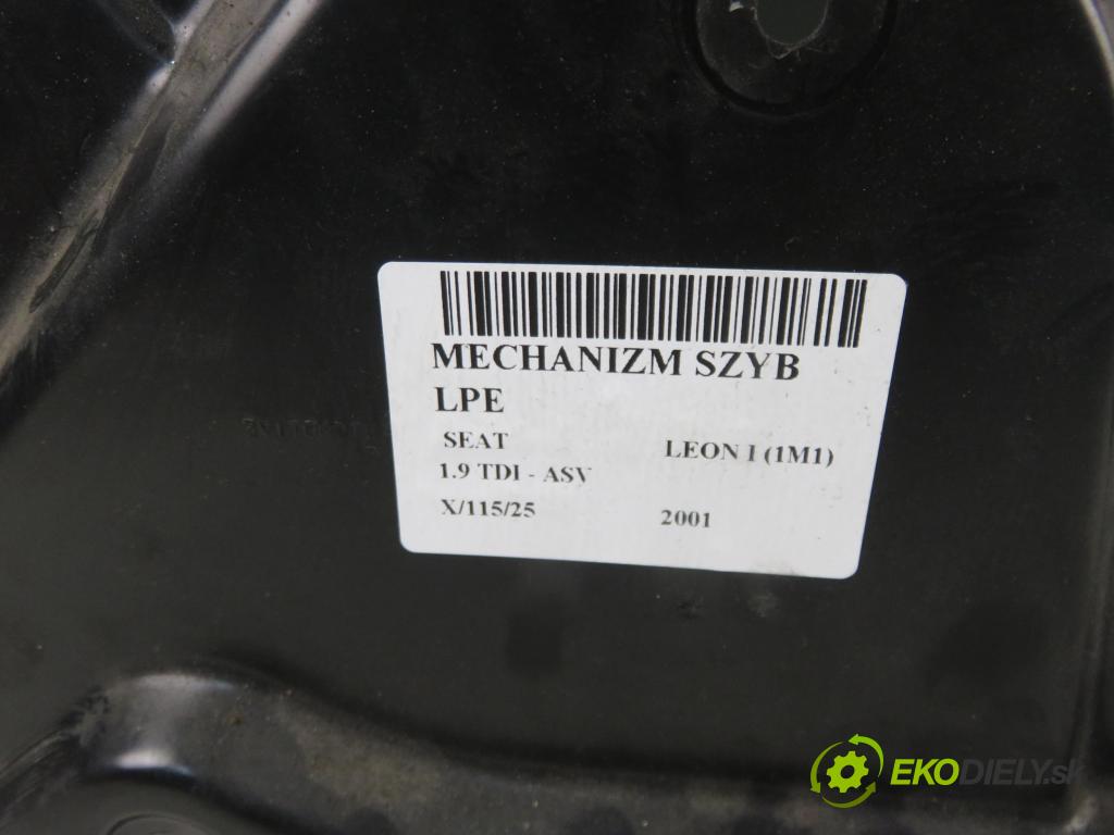 SEAT LEON (1M1) HB 2001 81,00 1.9 TDI 110 - ASV 1896,00 mechanismus oken 1M3065442 ; 1M0837755