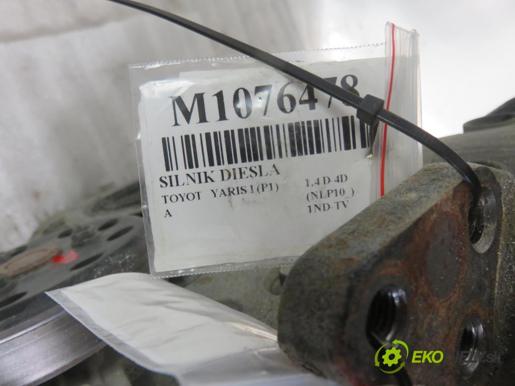 TOYOTA YARIS (_P1_) HB 2005 55,00 1.4 D-4D (NLP10_) - 1ND-TV 1364,00 Motor DIESEL 1NDTV