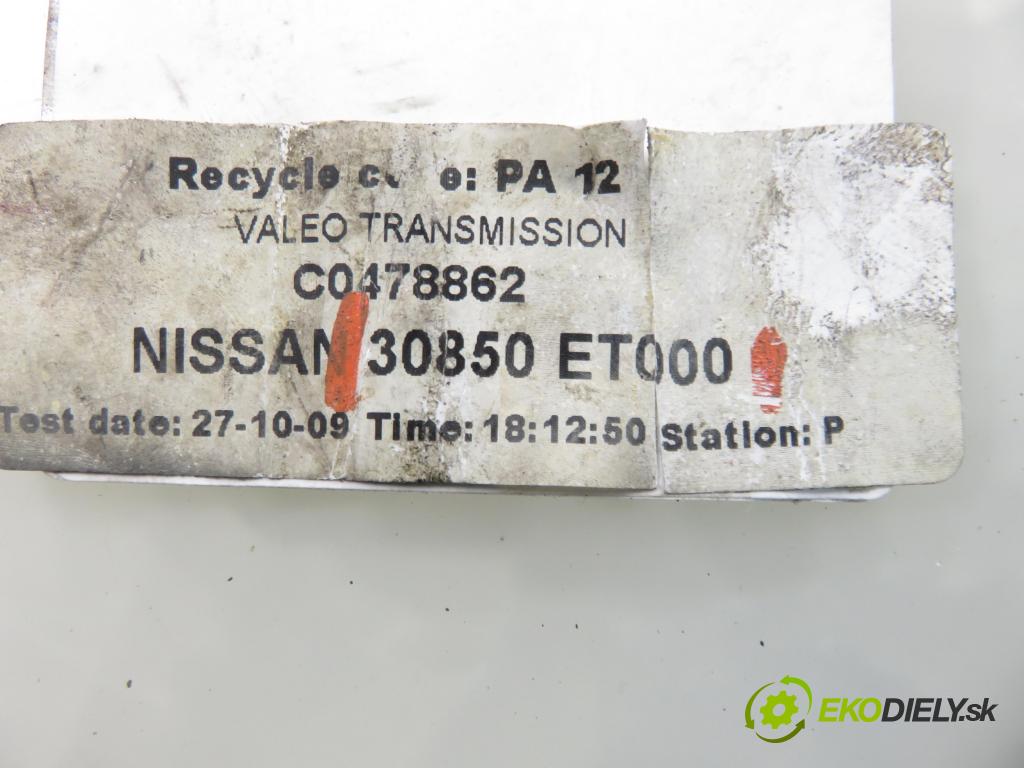 NISSAN QASHQAI / QASHQAI +2 I (J10, JJ10) CROSSOVER 2009 110,00 2.0 dCi Napęd na wszystkie koła - M9R 1995,00 trubka vypínacího ložiska 30850ET000