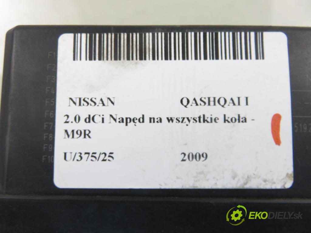 NISSAN QASHQAI / QASHQAI +2 I (J10, JJ10) CROSSOVER 2009 110,00 2.0 dCi Napęd na wszystkie koła - M9R 1995,00 MODUL BSI 519228324