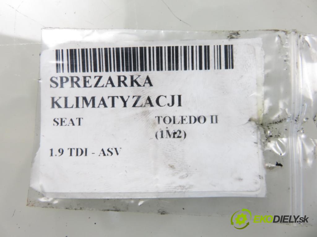 SEAT TOLEDO II (1M2) SEDAN 2000 81,00 1.9 TDI - ASV 1896,00 KOMPRESOR: klimatizácie  (Kompresor klimatizácie)