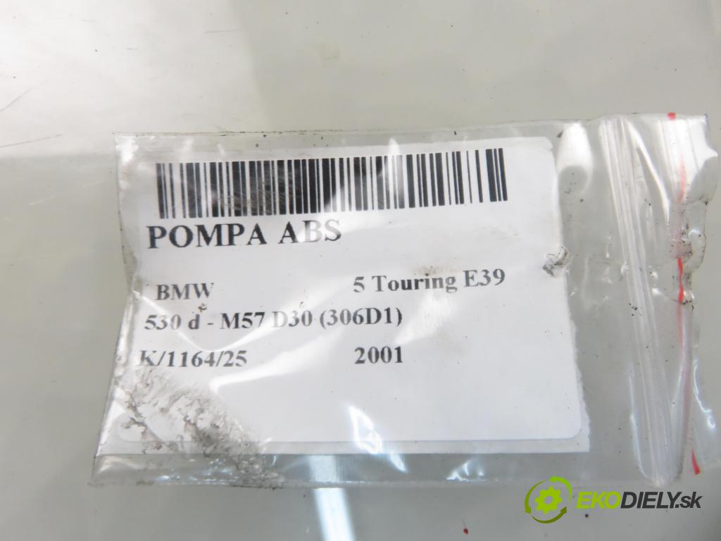 BMW 5 Touring (E39) KOMBI 2001 135,00 530 d - M57 D30 (306D1) 2926,00 Pumpa ABS 0265900001 ; 6750383 ; 0265223001 (Pumpa ABS)