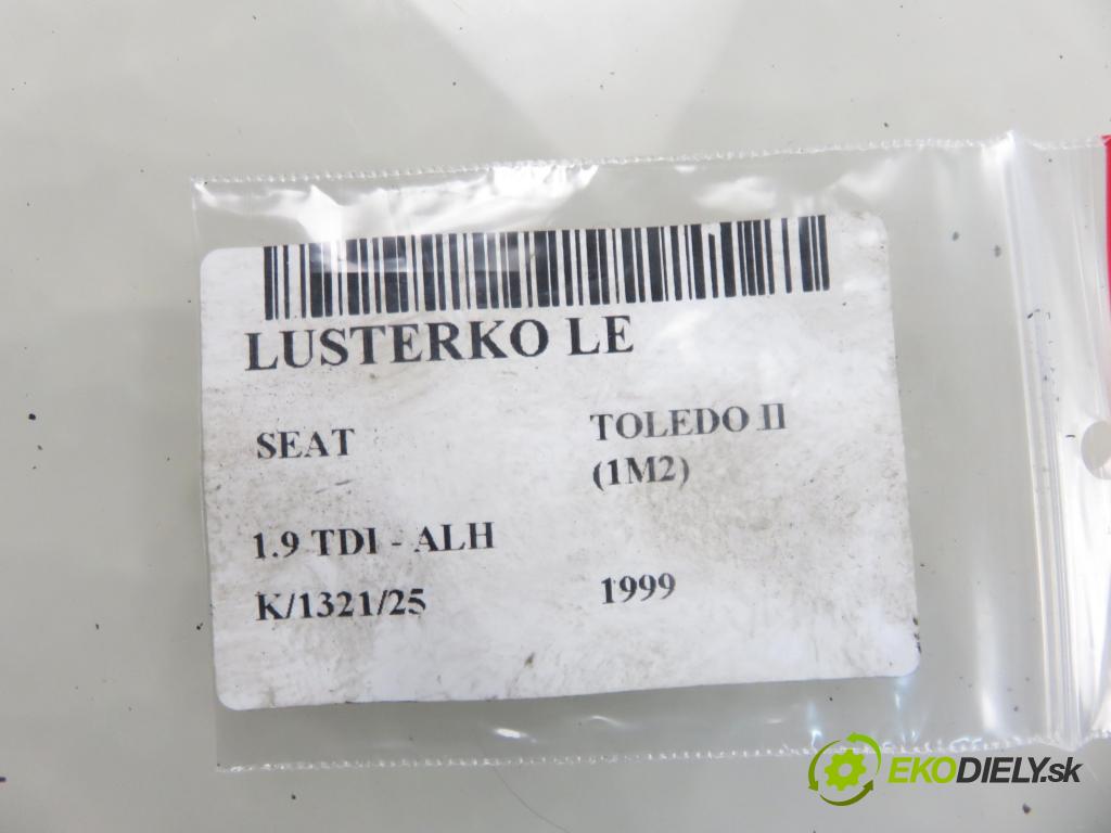 SEAT TOLEDO II (1M2) SEDAN 1999 66,00 1.9 TDI 90 - ALH 1896,00 zpětné zrcátko LE 1M0857933LI