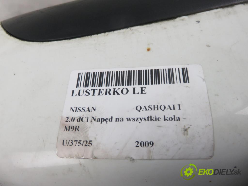 NISSAN QASHQAI / QASHQAI +2 I (J10, JJ10) CROSSOVER 2009 110,00 2.0 dCi Napęd na wszystkie koła - M9R 1995,00 zpětné zrcátko LE 