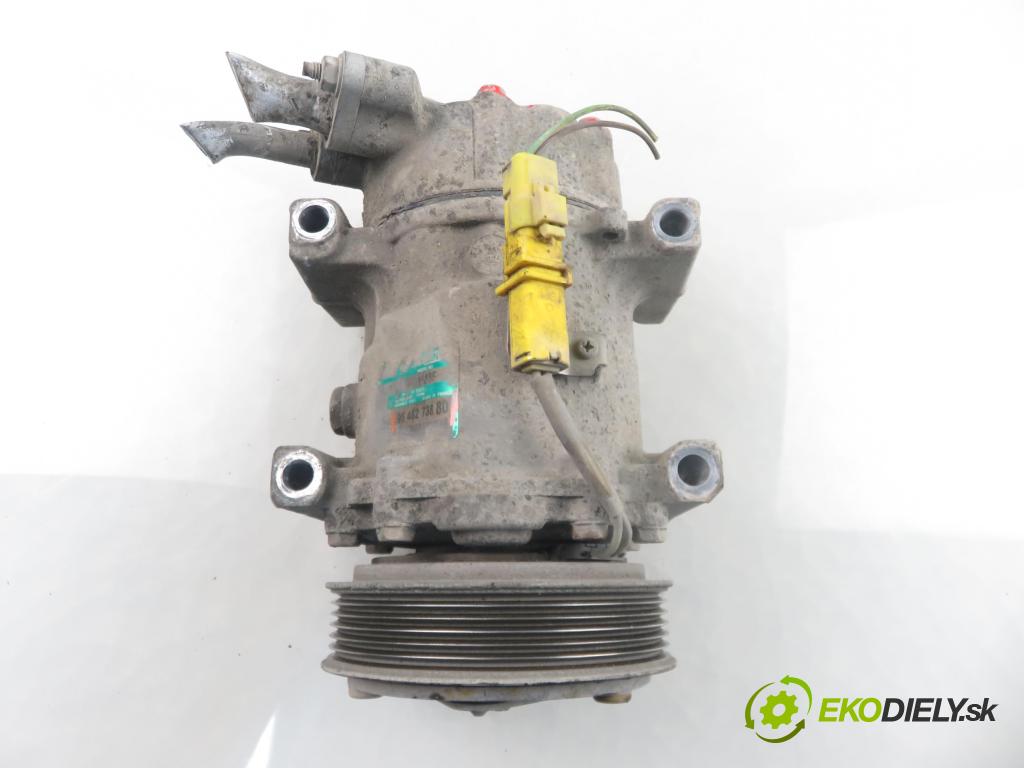 PEUGEOT 206 liftback (2A/C) HB 2003 55,00 1.4 75 - KFW 1360,00 KOMPRESOR: klimatizácie 9646273880 (Kompresor klimatizácie)