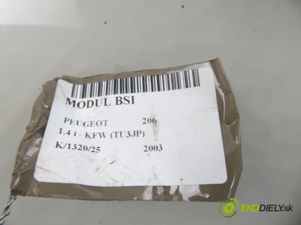PEUGEOT 206 liftback (2A/C) HB 2003 55,00 1.4 75 - KFW 1360,00 MODUL BSI S118085220A ; 9649627880