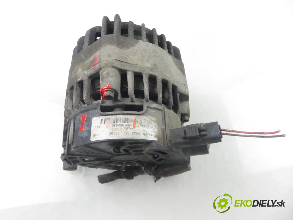 PEUGEOT 206 liftback (2A/C) HB 2003 55,00 1.4 75 - KFW 1360,00 Alternátor 9641398680 (Alternátor)