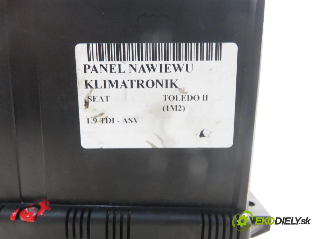 SEAT TOLEDO II (1M2) SEDAN 2000 81,00 1.9 TDI - ASV 1896,00 Panel topení KLIMATRONIK 1M0820043C ; 5HB00797801