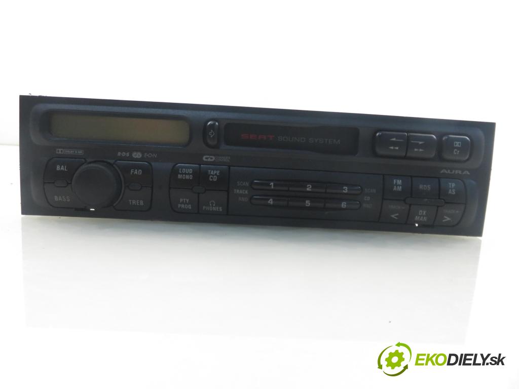 SEAT TOLEDO II (1M2) SEDAN 2000 81,00 1.9 TDI - ASV 1896,00 RADIO modul 1M0035186B