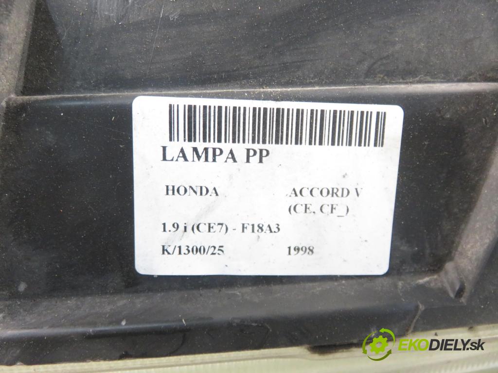 HONDA ACCORD V (CE, CF_) SEDAN 1998 85,00 1.9 i (CE7) - F18A3 1850,00 světlo PP 