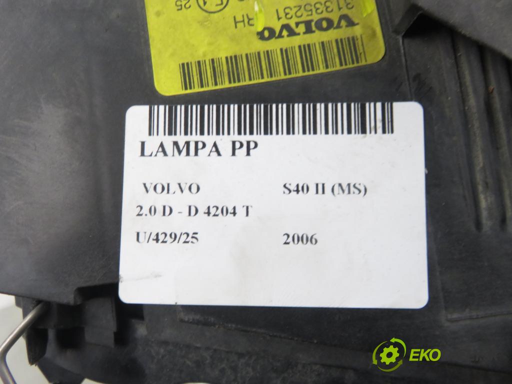 VOLVO S40 II (MS) SEDAN 2006 81,00 1.6 D - D 4164 T 1560,00 světlo PP 31335231