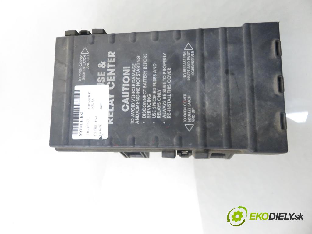 CHRYSLER VOYAGER IV (RG, RS) MINIVAN 2002 105,00 2.5 CRD 143 - ENJ 2499,00 MODUL BSI 04869001AJ ; 04869204AN