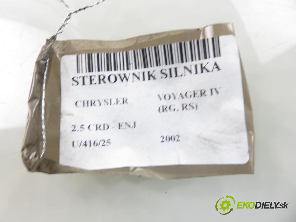 CHRYSLER VOYAGER IV (RG, RS) MINIVAN 2002 105,00 2.5 CRD 143 - ENJ 2499,00 řídící jednotka motora P04727664AE ; 0281010814