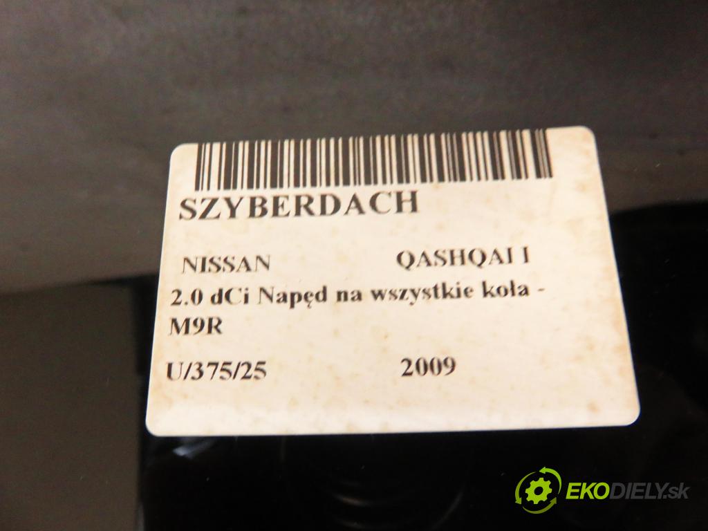 NISSAN QASHQAI / QASHQAI +2 I (J10, JJ10) CROSSOVER 2009 110,00 2.0 dCi Napęd na wszystkie koła - M9R 1995,00 SKLENKA: střecha panoramatický
