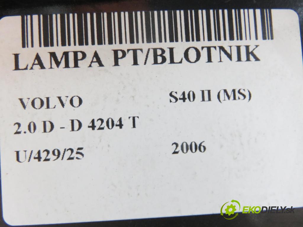 VOLVO S40 II (MS) SEDAN 2006 81,00 1.6 D - D 4164 T 1560,00 světlo pravé zadní 30698913