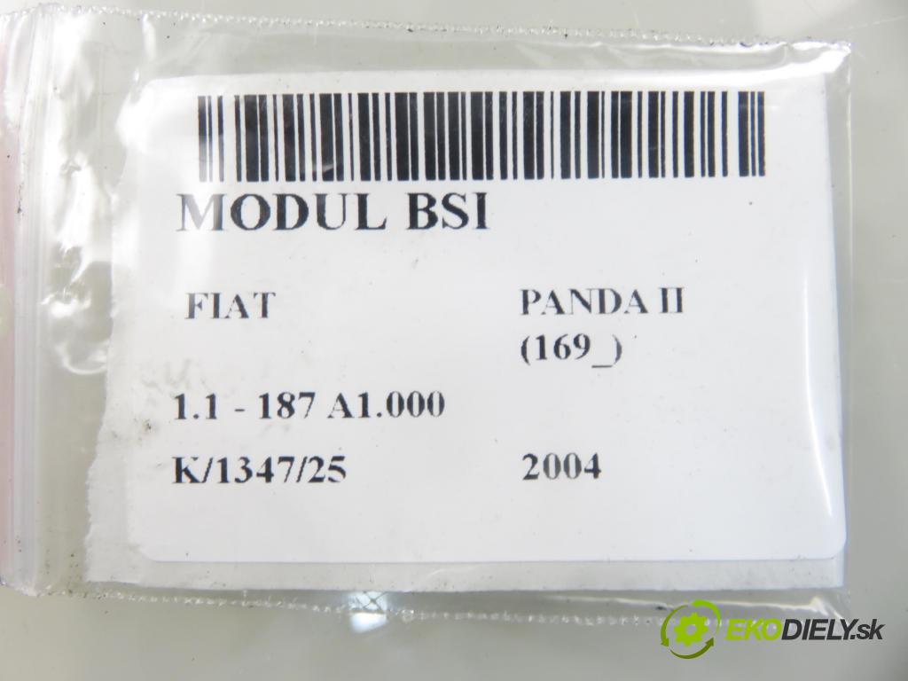 FIAT PANDA (169_) HB 2004 40,00 1.1 54 - 187 A1.000 1108,00 MODUL BSI S118578010B ; 51740048