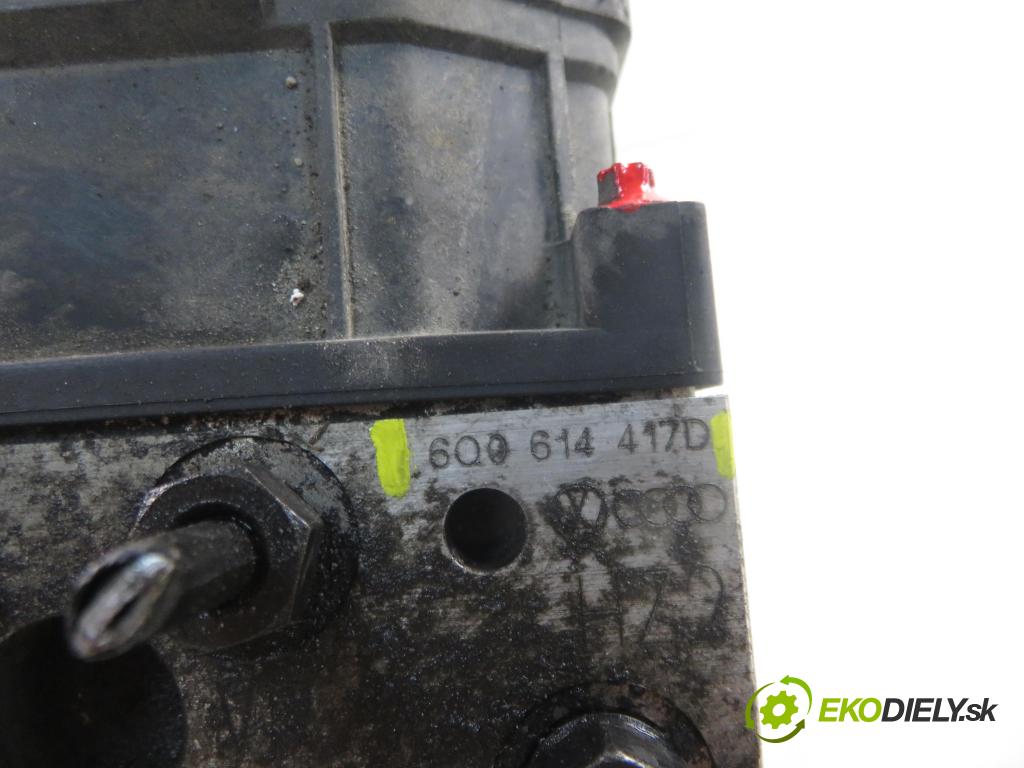 SKODA FABIA I Combi (6Y5) KOMBI 2002 74,00 1.9 TDI - ATD 1896,00 Pumpa ABS 6Q0614417D ; 0265900009 ; 0265224011 (Pumpa ABS)