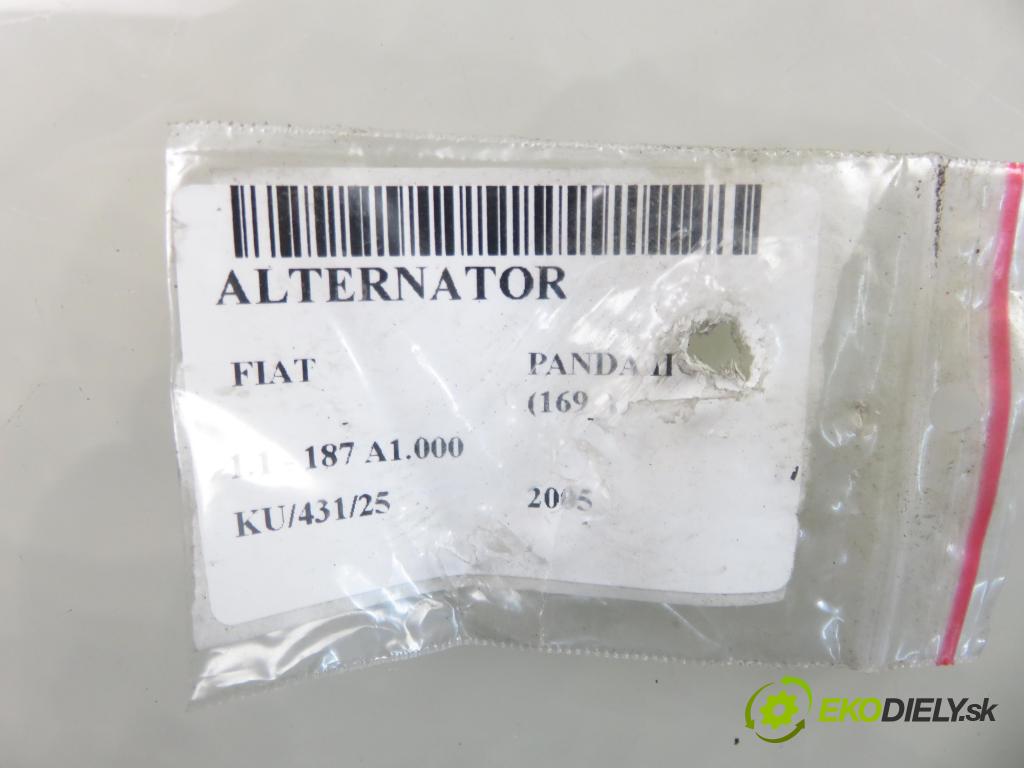 FIAT PANDA (169_) HB 2005 40,00 1.1 54 - 187 A1.000 1108,00 Alternátor 51700675 (Alternátor)