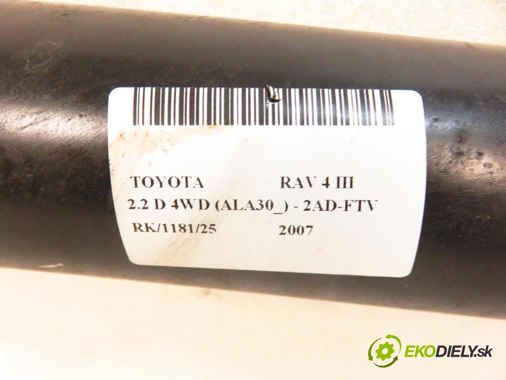 TOYOTA RAV 4 III (_A3_) SUV 2007 100,00 2.2 D 4WD (ALA30_) 136 - 2AD-FTV 2231,00 POTRUBÍ: 
