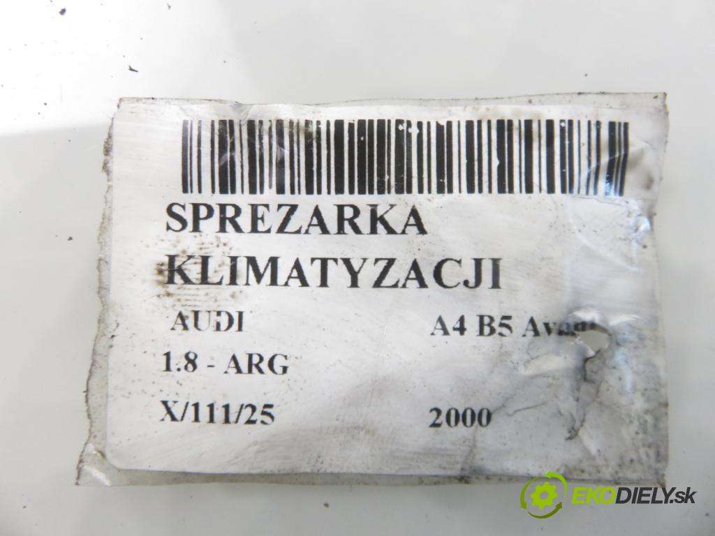 AUDI A4 Avant (8D5, B5) KOMBI 2000 92,00 1.8 - ARG 1781,00 KOMPRESOR: klimatizácie  (Kompresor klimatizácie)