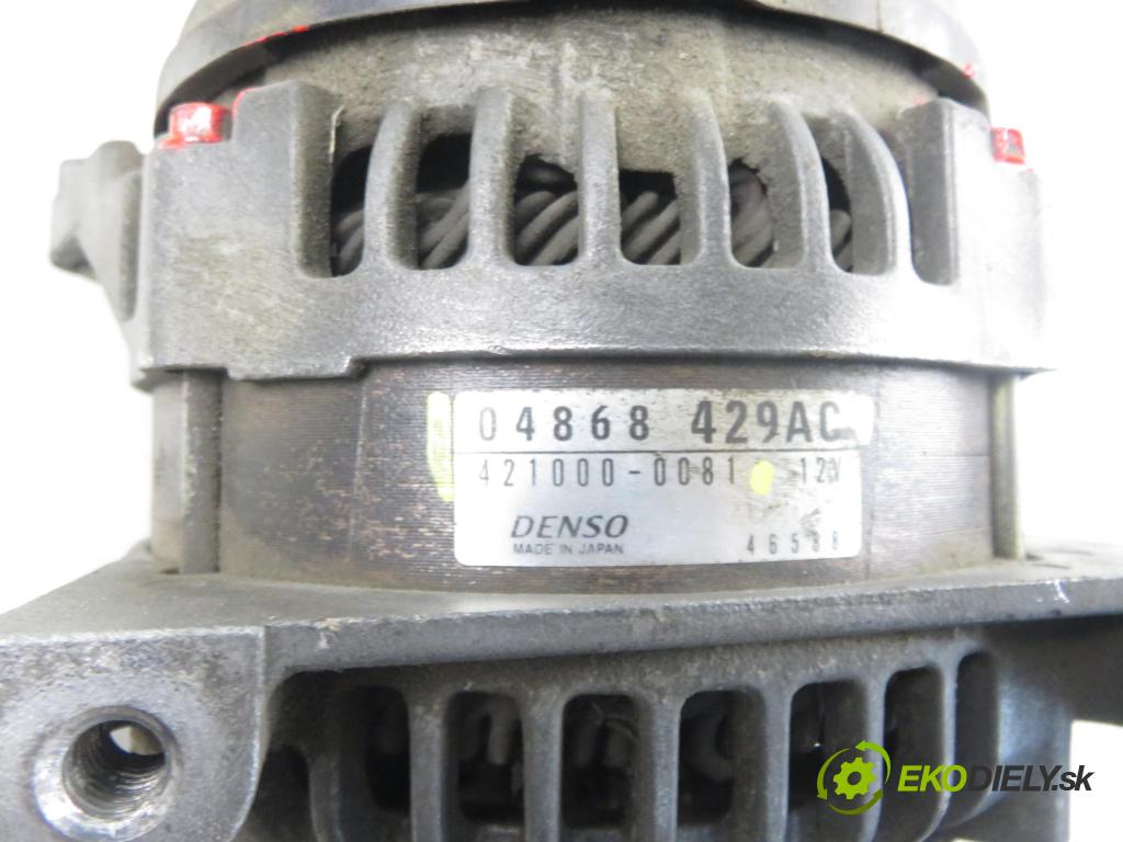 CHRYSLER VOYAGER IV (RG, RS) MINIVAN 2002 105,00 2.5 CRD 143 - ENJ 2499,00 Alternátor 4210000081 ; 04868429AC (Alternátor)