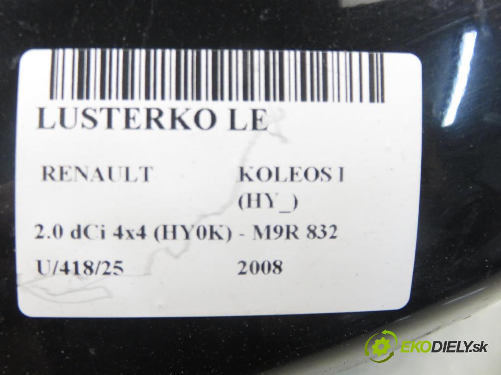 RENAULT KOLEOS I (HY_) SUV 2008 110,00 2.0 dCi 4x4 150 - M9R 832 1995,00 zpětné zrcátko LE 96302JYXXX