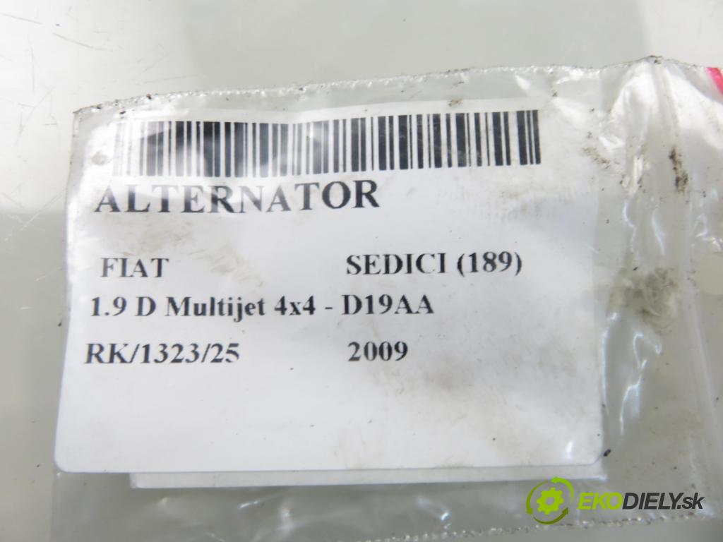 FIAT SEDICI (189_) CROSSOVER 2009 88,00 1.9 D Multijet 120 4x4 - D19AA 1910,00 Alternátor  (Alternátor)