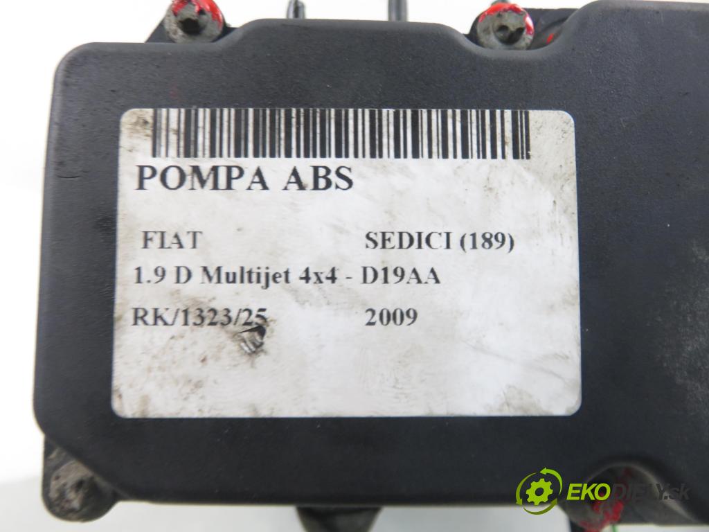 FIAT SEDICI (189_) CROSSOVER 2009 88,00 1.9 D Multijet 120 4x4 - D19AA 1910,00 Pumpa ABS 0265800494 ; 5611079J10 ; 0265231670 (Pumpa ABS)