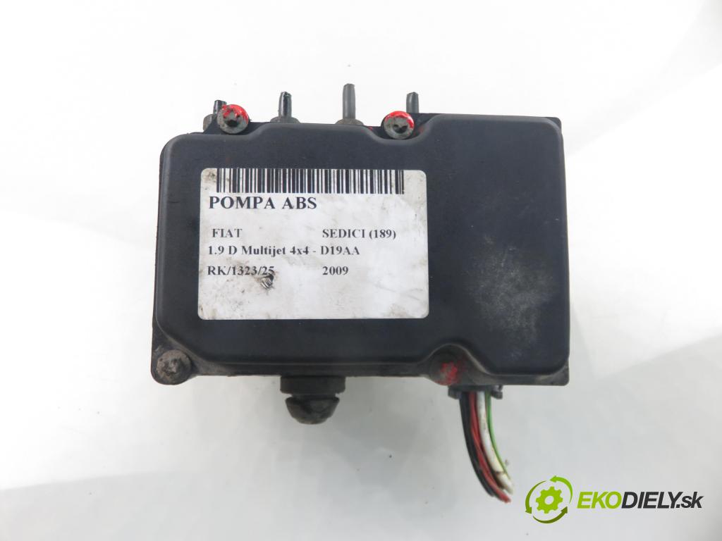 FIAT SEDICI (189_) CROSSOVER 2009 88,00 1.9 D Multijet 120 4x4 - D19AA 1910,00 Pumpa ABS 0265800494 ; 5611079J10 ; 0265231670 (Pumpa ABS)