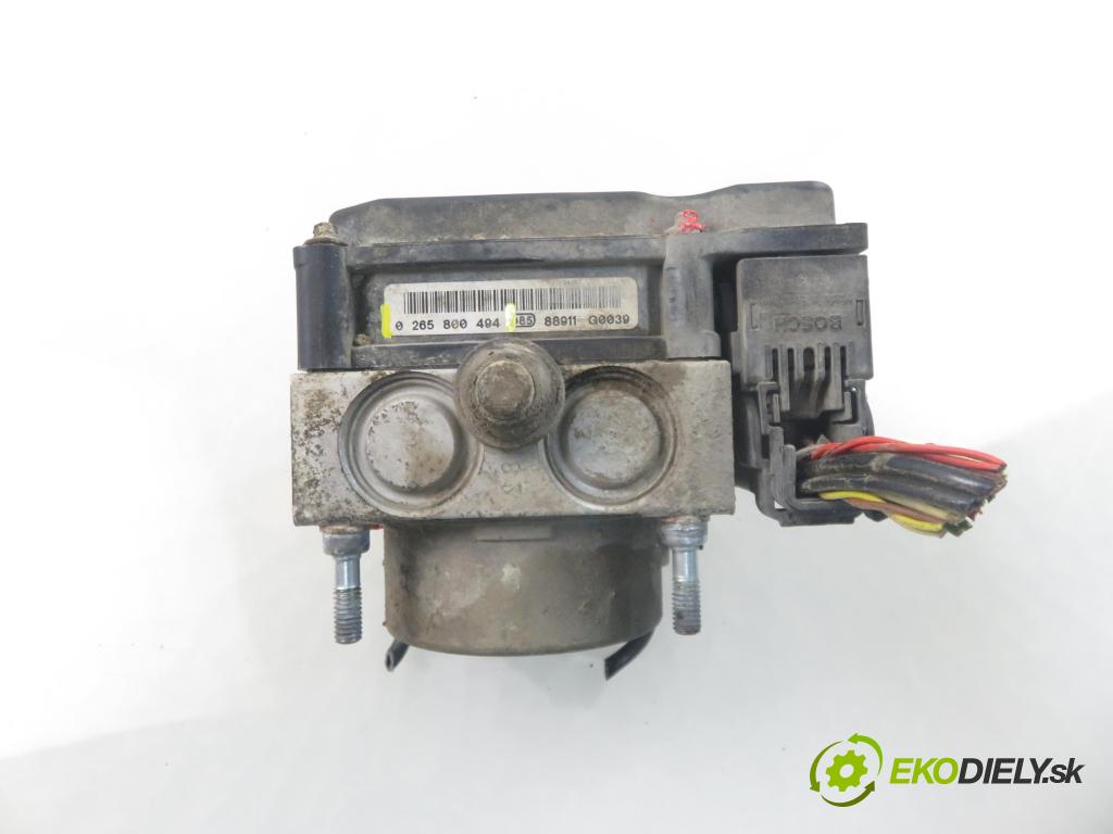 FIAT SEDICI (189_) CROSSOVER 2009 88,00 1.9 D Multijet 120 4x4 - D19AA 1910,00 Pumpa ABS 0265800494 ; 5611079J10 ; 0265231670 (Pumpa ABS)