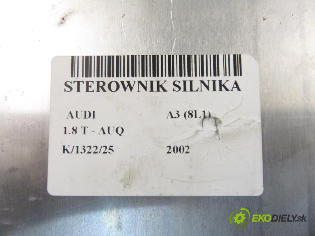 AUDI A3 (8L1) HB 2002 132,00 1.8 T 180 - AUQ 1781,00 řídící jednotka motora 06A906032HN ; 0261207440