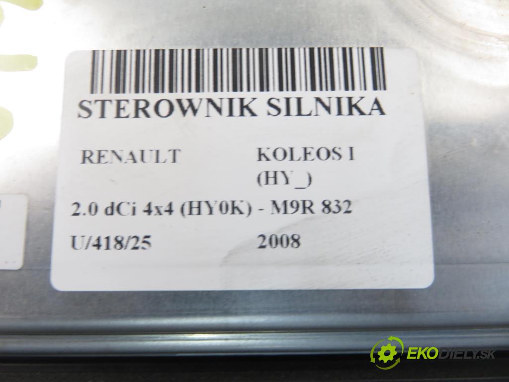RENAULT KOLEOS I (HY_) SUV 2008 110,00 2.0 dCi 4x4 150 - M9R 832 1995,00 Riadiaca jednotka Motor 23710JY08D ; 0281014360