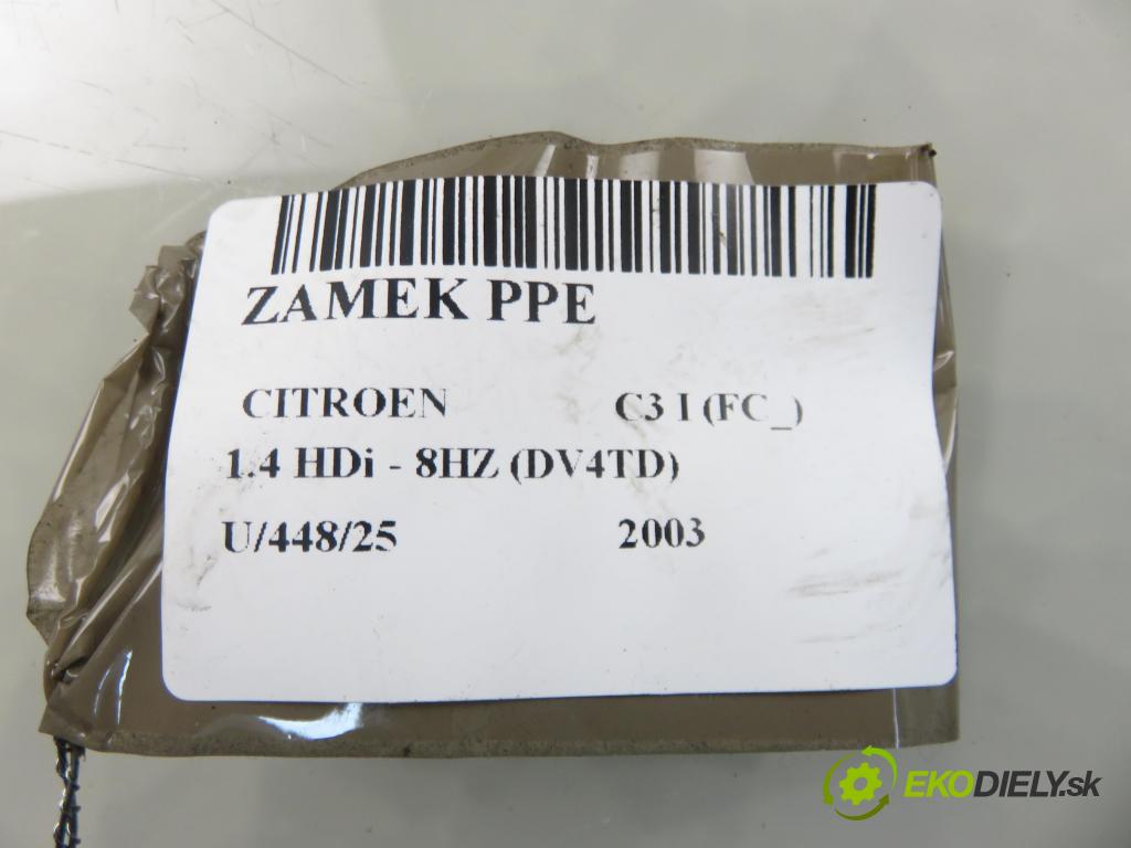 CITROEN C3 I (FC_) HB 2003 50,00 1.4 HDi - 8HZ (DV4TD) 1398,00 zámok PPE 46983280