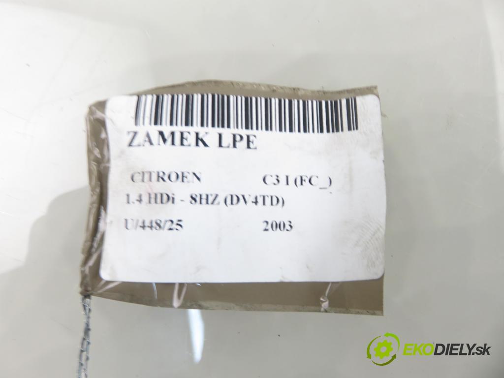 CITROEN C3 I (FC_) HB 2003 50,00 1.4 HDi - 8HZ (DV4TD) 1398,00 zámok 