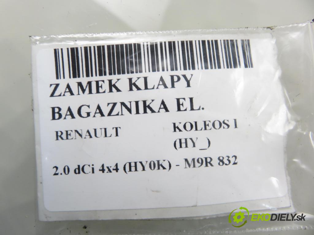 RENAULT KOLEOS I (HY_) SUV 2008 110,00 2.0 dCi 4x4 150 - M9R 832 1995,00 zámok dveří kufr EL.