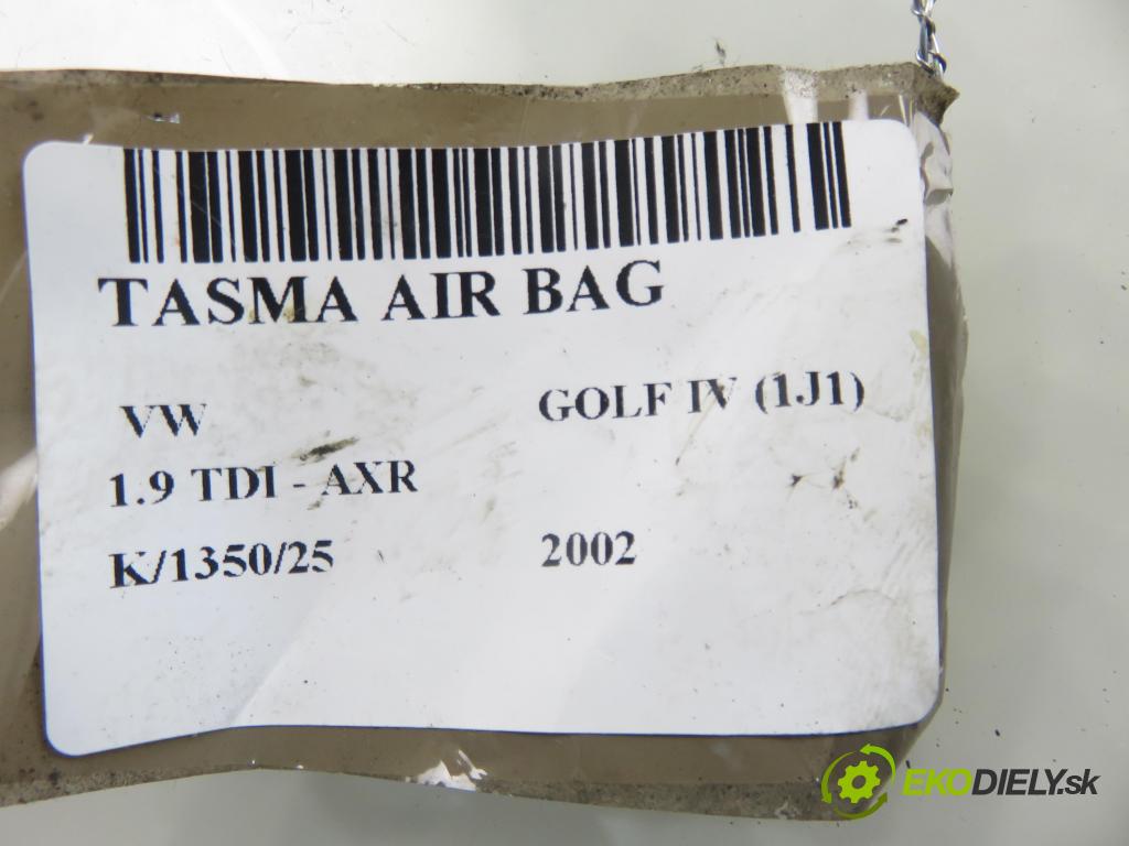 VW GOLF IV (1J1) HB 2002 74,00 1.9 TDI PD 101 - AXR 1896,00 PÁSKA: air BAG 1J0959654AP