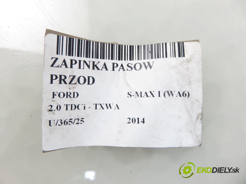 FORD S-MAX (WA6) MINIVAN 2014 120,00 2.0 TDCi - TXWA 1997,00 zapínače pásů PŘEDNÍ: 6G9N61208AG