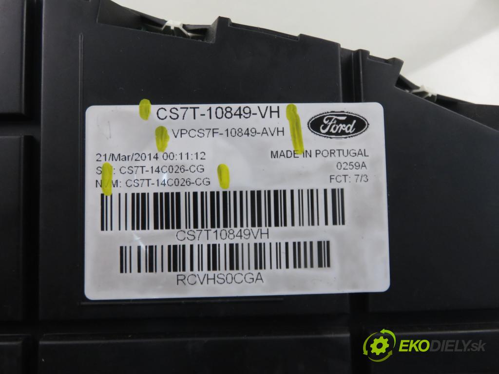 FORD S-MAX (WA6) MINIVAN 2014 120,00 2.0 TDCi - TXWA 1997,00 prístrojovka elektrický CS7T10849VH ; CS7T14C026CG ; VPCS7F10849AVH