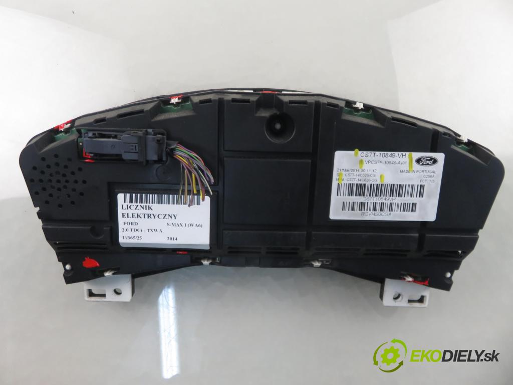 FORD S-MAX (WA6) MINIVAN 2014 120,00 2.0 TDCi - TXWA 1997,00 prístrojovka elektrický CS7T10849VH ; CS7T14C026CG ; VPCS7F10849AVH