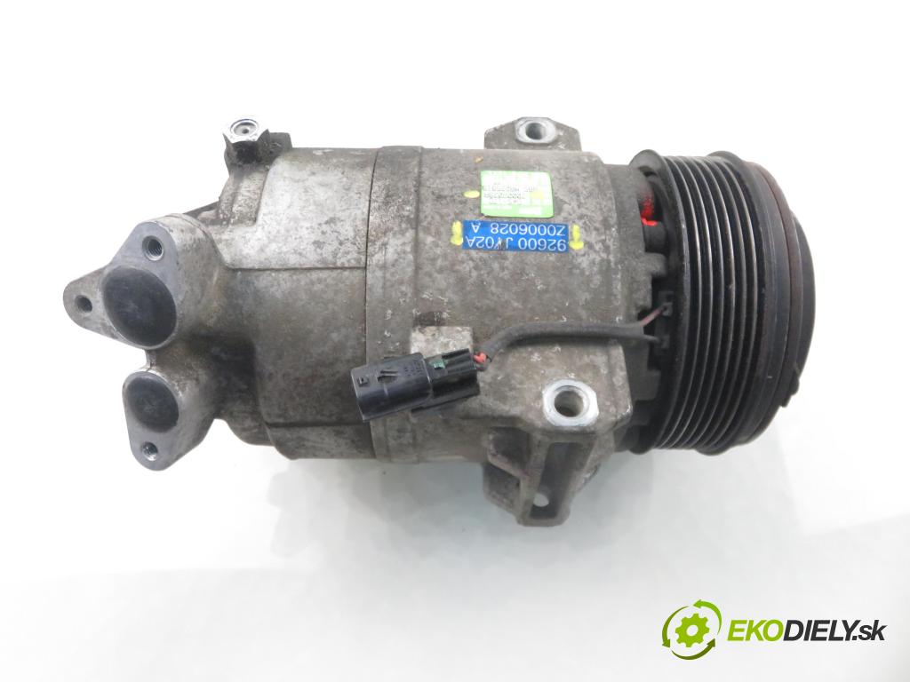 RENAULT KOLEOS I (HY_) SUV 2008 110,00 2.0 dCi 4x4 150 - M9R 832 1995,00 KOMPRESOR: klimatizácie Z0006029A ; 92600J702A ; Z0006028A (Kompresor klimatizácie)