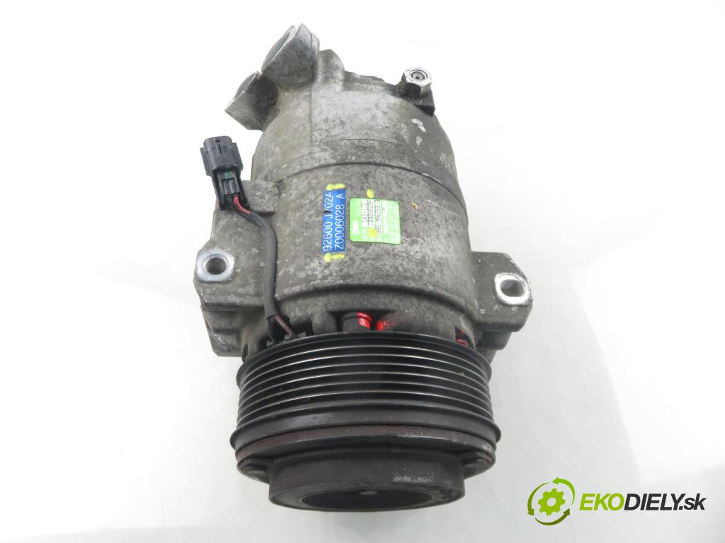 RENAULT KOLEOS I (HY_) SUV 2008 110,00 2.0 dCi 4x4 150 - M9R 832 1995,00 KOMPRESOR: klimatizácie Z0006029A ; 92600J702A ; Z0006028A (Kompresor klimatizácie)