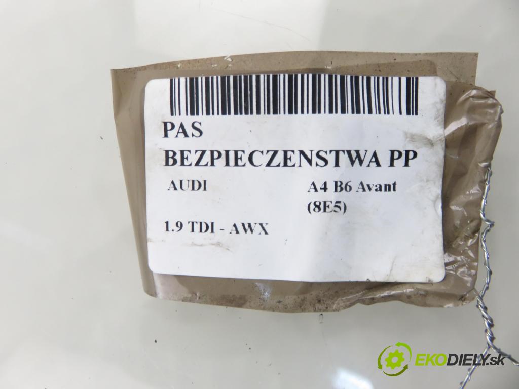AUDI A4 Avant (8E5, B6) KOMBI 2001 96,00 1.9 TDI - AWX 1896,00 držák BEZPEČNOST PP 8E0857706B