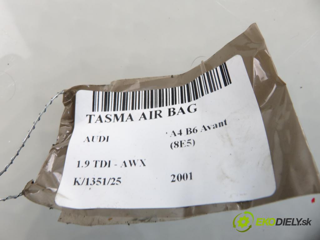AUDI A4 Avant (8E5, B6) KOMBI 2001 96,00 1.9 TDI - AWX 1896,00 PÁSKA: air BAG 8E0953541D