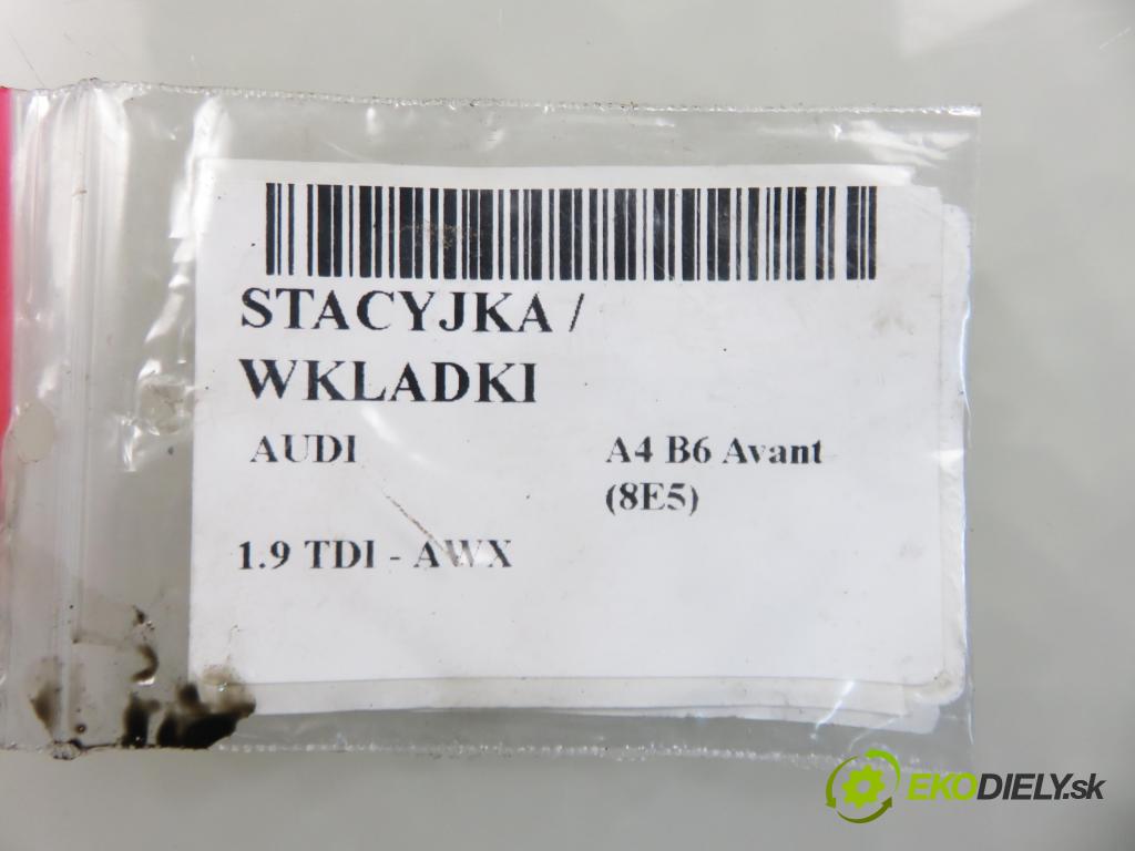 AUDI A4 Avant (8E5, B6) KOMBI 2001 96,00 1.9 TDI - AWX 1896,00 spínačka / VLOŽKY 4B0905851C