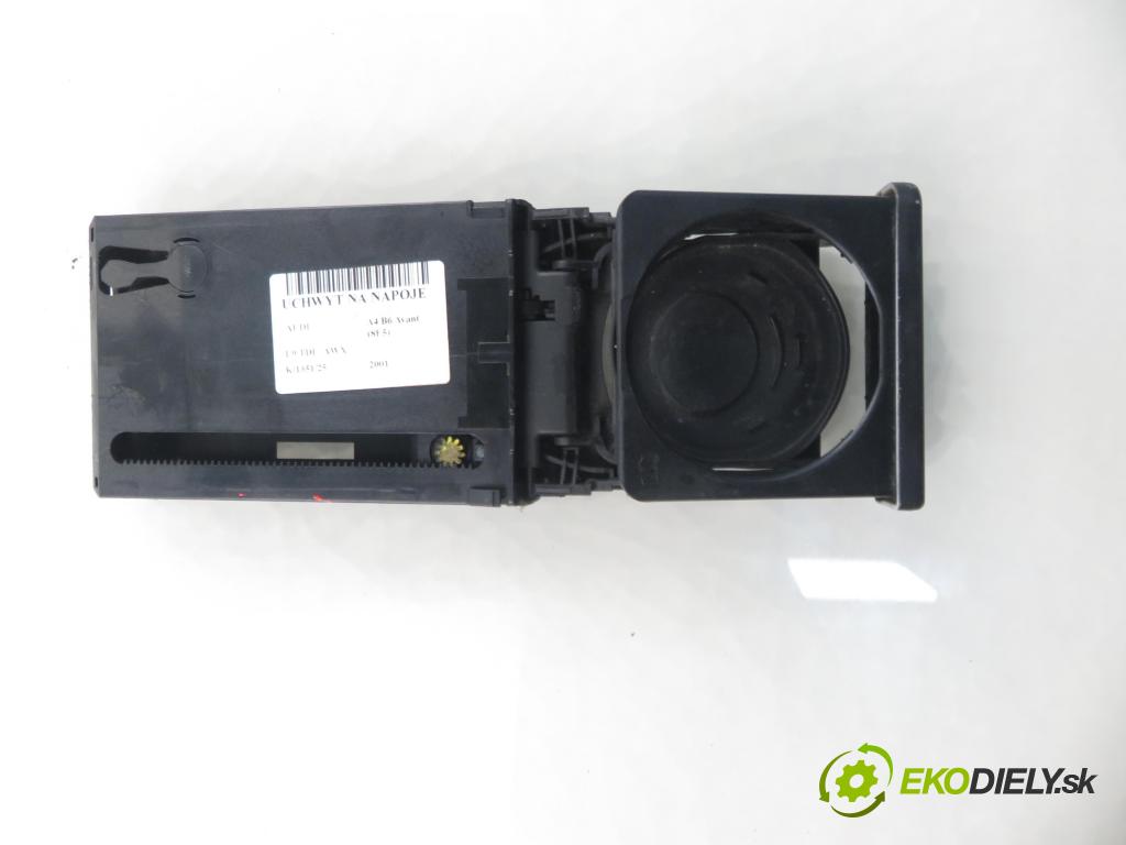 AUDI A4 Avant (8E5, B6) KOMBI 2001 96,00 1.9 TDI - AWX 1896,00 Držiak na nápoje 8E1862534H (Držiak (úchyt) na nápoje)