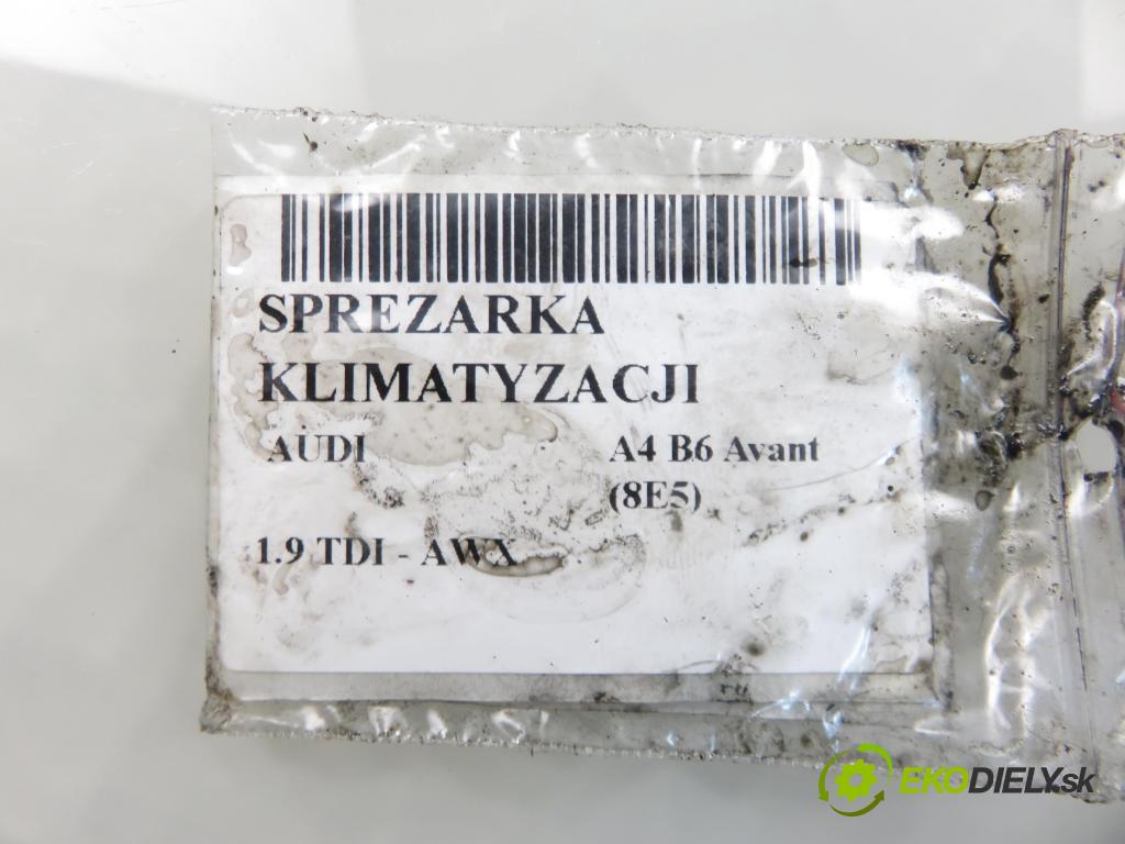 AUDI A4 Avant (8E5, B6) KOMBI 2001 96,00 1.9 TDI - AWX 1896,00 KOMPRESOR: klimatizácie  (Kompresor klimatizácie)