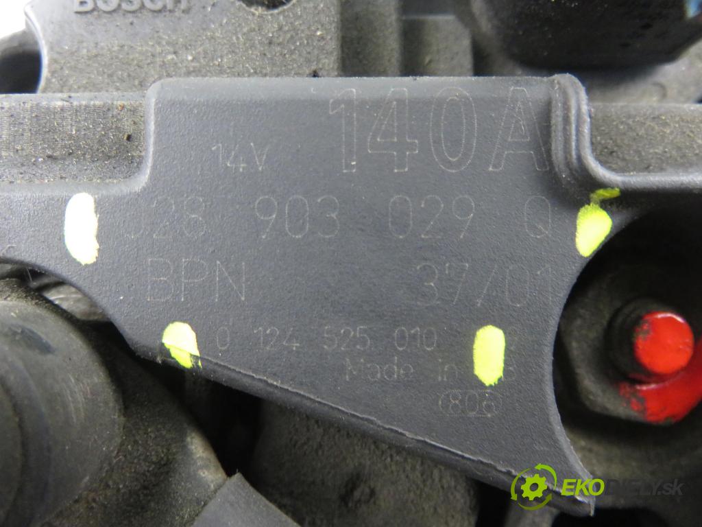 AUDI A4 Avant (8E5, B6) KOMBI 2001 96,00 1.9 TDI - AWX 1896,00 Alternátor 028903029Q ; 0124525010 (Alternátor)