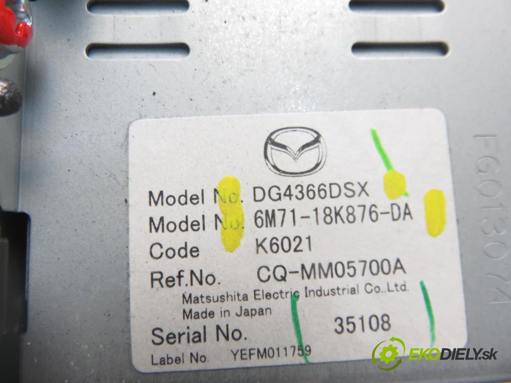 MAZDA 2 (DY) HB 2006 50,00 1.4 CD - F6JB 1399,00 RADIO CD 6M7118K876DA