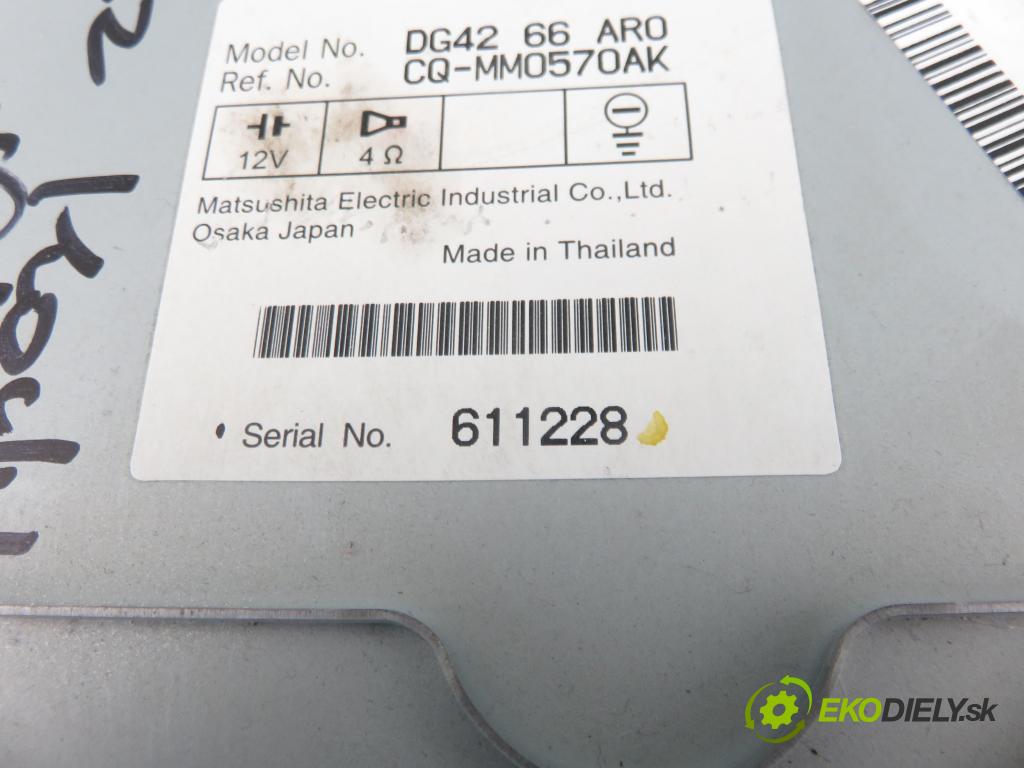 MAZDA 2 (DY) HB 2006 50,00 1.4 CD - F6JB 1399,00 RADIO CD 6M7118K876DA